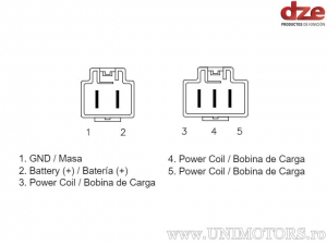 Реле за зареждане - Honda CBR 600 RR ('07-'12) / XLV 700 Transalp ('08-'11) - DZE