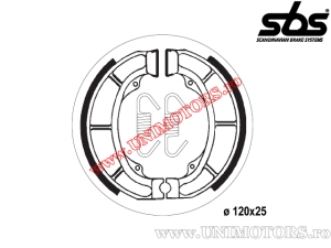 Спирачна челюст задна - 120x25мм SBS 2181 - (SBS)