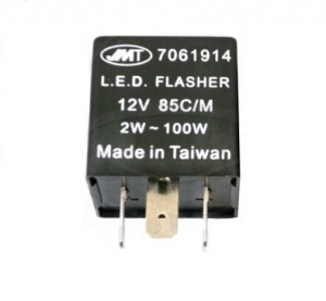 12V LED turn signal relay - 3 pins - JMP