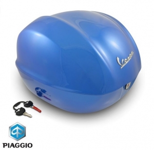 32 literes eredeti csomagtartó - szín: kék - Vespa Primavera ('13-) 50-125-150cc - Piaggio