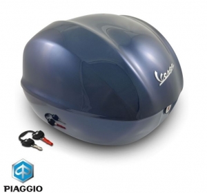 32 literes eredeti csomagtartó - szín: kék - Vespa Primavera ('13-) 50-125-150cc - Piaggio