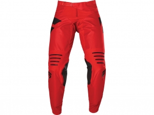 3LACK LABEL RACE BROEK [ROOD/ZWART]: Maat - 32