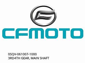 3RD4TH GEAR, MAIN SHAFT - 0SQV-061007-1000 - CFMOTO