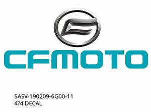 4?4 DECAL - 5ASV-190209-6G00-11 - CFMOTO