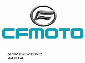 4?4 DECAL - 5HYV-190205-1D00-12 - CFMOTO