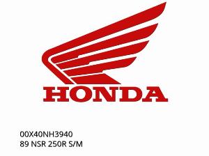 89 NSR 250R S/M - 00X40NH3940 - Honda