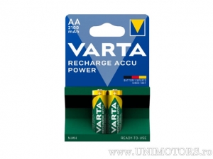 AA Rechargeable Battery ACCU Power 1.2V 2100mAh Blister Set 2 Pieces - Varta