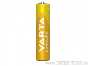 AAA Alkaline Longlife 1.5V batterij in blisterverpakking, set van 4 stuks - Varta