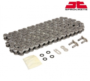 Aandrijfketting 520x120L X-ring JT Sprockets type X1R (zware X-ring aandrijfketting) - kleur: goud/zwart - JT Sprockets