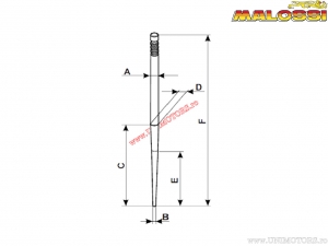 AC dosage carburetor Dellorto (E12) - Malossi