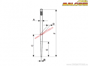 Ac dosing carburetor Dellorto (E36) - Malossi