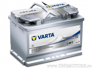 Accumulateur AGM LA70 Professionnel à Double Usage 12V 70Ah - Varta