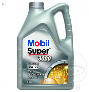 Aceite de Motor 0W20 5L Super 3000 Mobil - JM