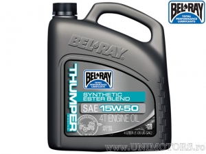 Aceite de motor - Bel-Ray Thumper Racing Synthetic Ester Blend 4T 15W50 4L - Bel-Ray