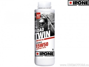 Aceite de motor Road Twin 15W50 4T 1L - Ipone