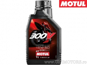 Aceite Motul 300V - 100% sintético 15W50 1L