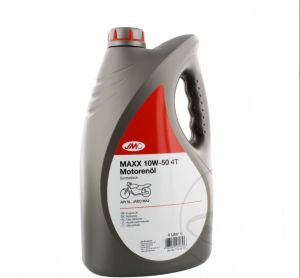 Aceite para motocicletas 10W50 4T 4L Maxx Sintético - JM