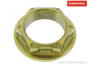 Achsmutter M30 x 1.50 mm Gold-Titan - JM