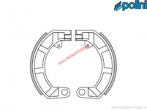 Achterremklauw (150x24mm / zonder veren) - 1760159 - Polini