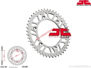 Achterste aluminium tandwiel KTM EXC / SX / SX-F / EXC-F / Duke / Adventure / Enduro / Husaberg / Husqvarna - JTA 897 - JT