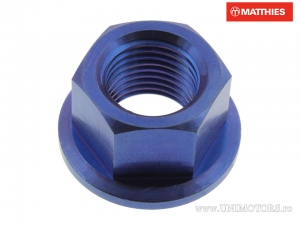 Achterste tandwielmoer Pro Bolt M10 x 1.50 mm titanium blauw - Aprilia Caponord 1200 ABS / Mana 850 GT ABS - JM