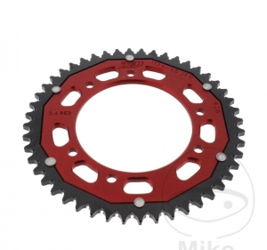 Achtertandwiel Dual ZF - 48 tanden (stap 428) - Derbi Mulhacen 125 spaakwiel / Senda 125 Cross City - R - R 4V DRD - R Baja - JM