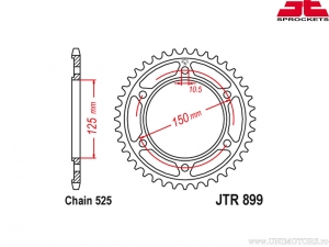 Achtertandwiel KTM LC8 950 / Adventure 990 / Adventure 1190 / Super Enduro R 950 - JTR 899 - JT