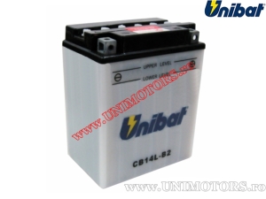 Acumulador de motocicleta 12V 14AH (CB14L-B2) - Unibat