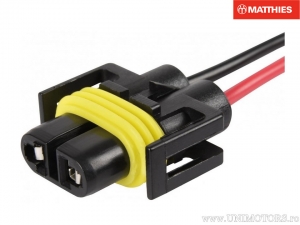 Adaptador de cable 12V H8/H11/H27 L:175mm - JM