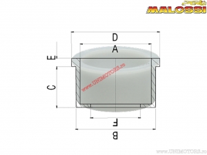 Adaptateur Isolant de Carburateur Dellorto (B10146) - Malossi