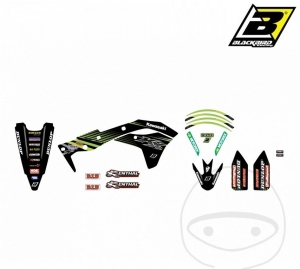 Adesivi carena e copertura - Kawasaki KX 250 F 4T ('17-'19) / Kawasaki KX 250 F 4T ('20) - JM