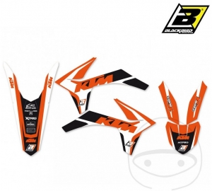 Adesivi carena - KTM EXC 125 / EXC 200 / EXC 250 / EXC 300 / EXC 400 / EXC 450 / SX 125 / SX 150 / SX 250 - JM