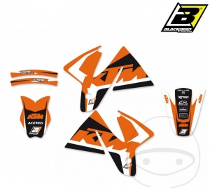 Adesivi carena - KTM EXC 125 / EXC 200 / EXC 250 / EXC 300 / EXC 400 / EXC 520 / EXC 660 / SX 150 / SX 250 / SX 400 - JM