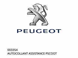 ADESIVO ASSISTENZA PSCOOT - 003354 - Peugeot