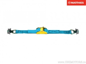 Adjustable Airline Belt 0.2-1.9 m x 25 mm Blue - JM