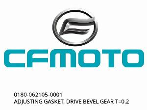 ADJUSTING GASKET, DRIVE BEVEL GEAR T=0.2 - 0180-062105-0001 - CFMOTO