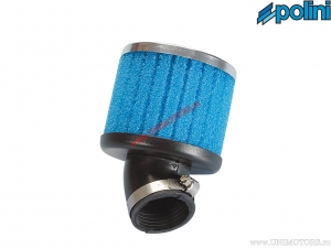 Air filter (105mm / 80mm / 39mm, angle 30°) - blue - Polini