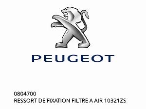 AIR FILTER FIXING SPRING 10321ZS - 0804700 - Peugeot