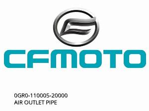 AIR OUTLET PIPE - 0GR0-110005-20000 - CFMOTO