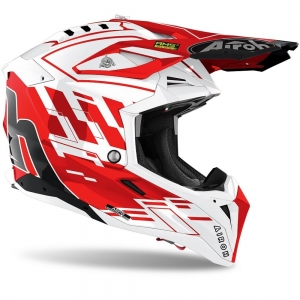 Airoh Aviator 3 Rampage Glossy Red Helmet: Size - XL