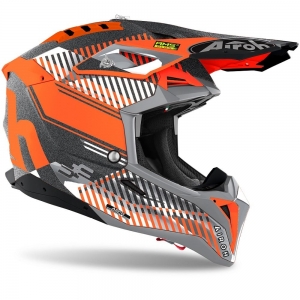 Airoh Aviator 3 Wave helm oranje chroom 2021: Maat - L