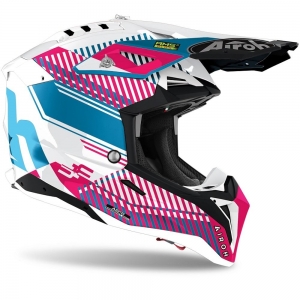 Airoh Aviator 3 Wave helm roz crom lucios 2021: Maat - XL