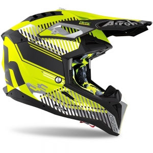 Airoh Aviator 3 Wave mat geel helm 2021: Maat - M