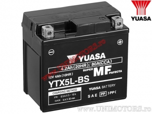 Akumulátor - Yuasa YTX5L-BS 12V 4Ah