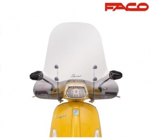 Ampio parabrezza trasparente - Vespa Sprint / Sprint iGet / Sprint Sport 50-125-150cc - FACO