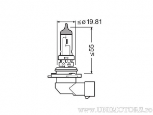 Ampoule de phare HB4 P22d COOL BLUE INTENSE Next Gen 12V 51W ensemble de 2 pièces - Osram