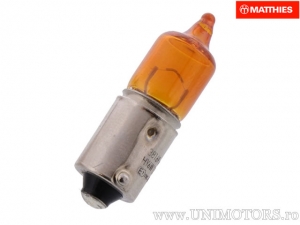 Ampoule HY6W orange BAZ9S JMP 12V 6W ensemble de 10 pièces - JM