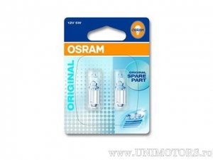 Ampoule T5W BA9S 12V 5W blister set 2 pièces - Osram