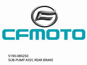 ANSAMBLU POMPA SECUNDARĂ, FRÂNĂ SPATE - 5190-080250 - CFMOTO