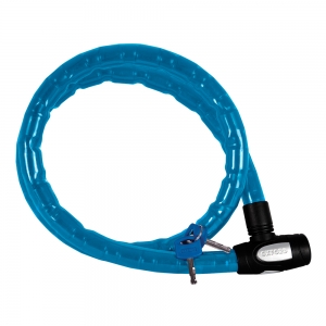 Antirrobo de motocicleta de acero 1.4 m x 25 mm (Azul) - Oxford